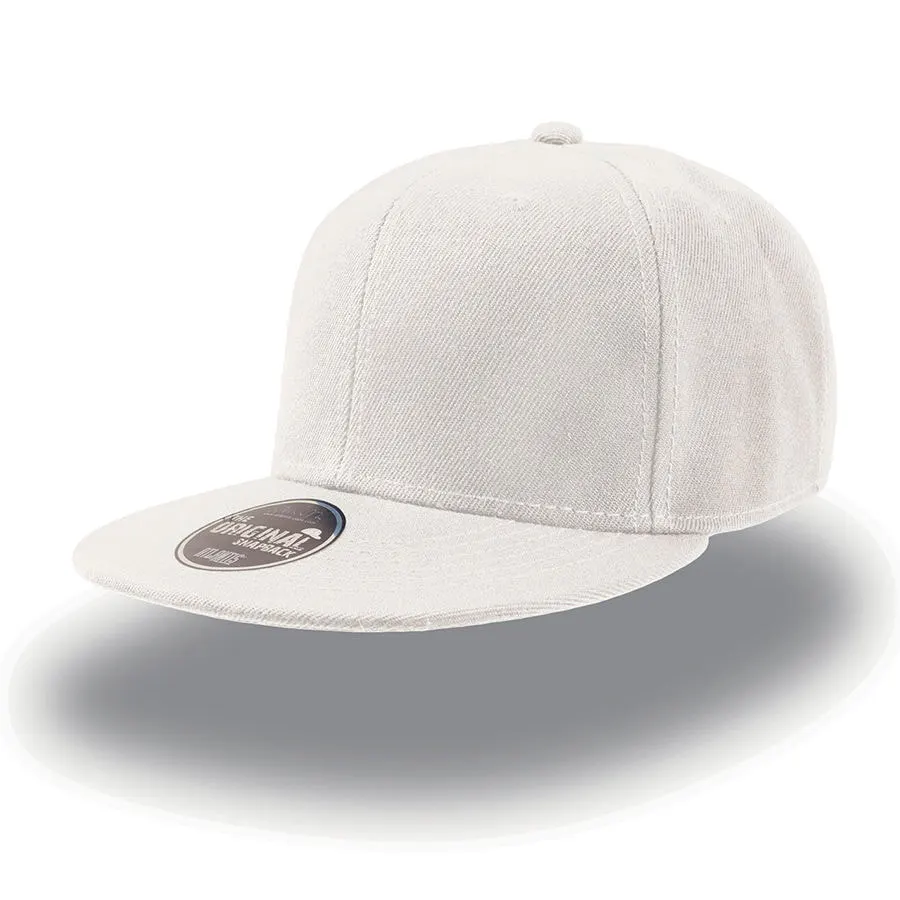 Бейсболка "SNAP BACK", 6 клиньев, пластик.застежка, 100% п/э, 100% х/б, 400 гр/м2