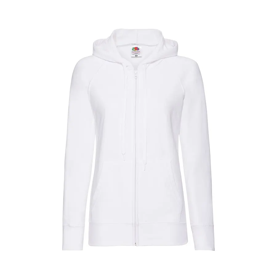 Толстовка без начеса "Ladies Lightweight Hooded Sweat", S, 80% х/б 20% полиэстер, 240 г/м2