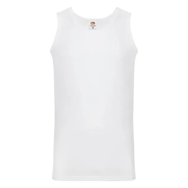Майка мужская "Athletic Vest", белый_S, 100% х/б, 160 г/м2