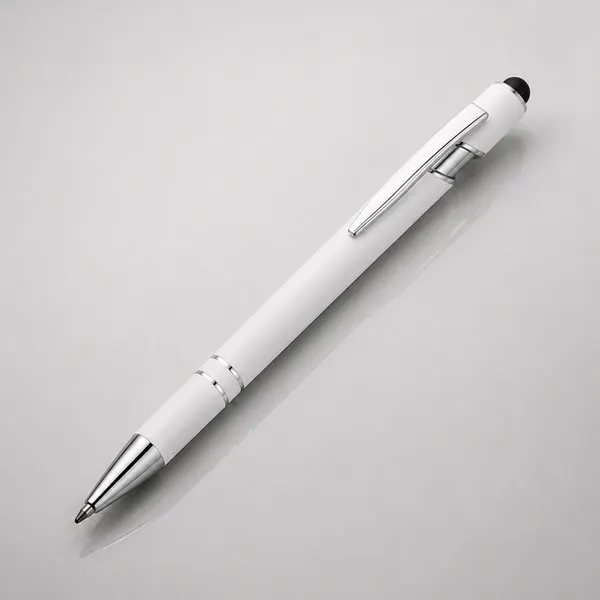 Ручка-стилус металлическая шариковая «Sway» soft-touch