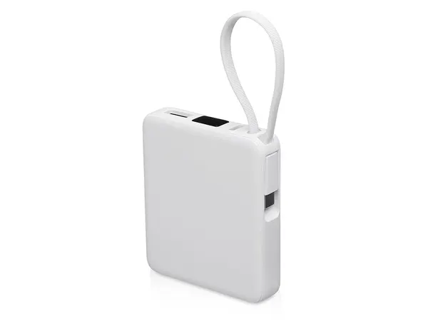 Внешний аккумулятор со встроенным кабелем USB-C «Дэнси», 5000 мАч