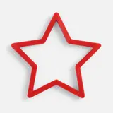 красная