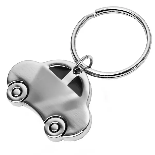 Брелок TITAN AUTO, 4,2 x 3 x 0,4 см, металл