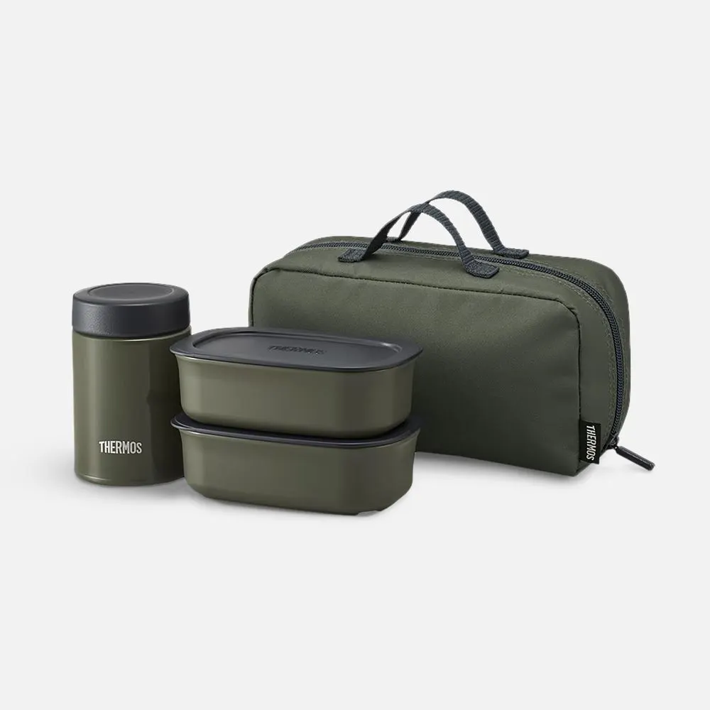 Набор с термосом и контейнерами в термосумке Jea 800