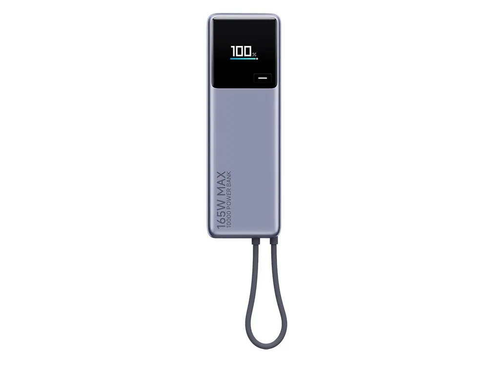 Внешний аккумулятор со встроенным кабелем Xiaomi 165W Power Bank, 10000 мАч