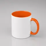 белый / оранжевый
