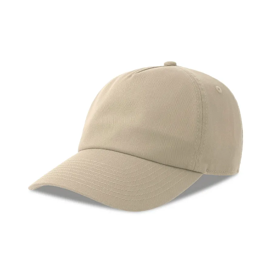 Бейсболка "DAD HAT-S FIVE", 5 клиньев, металлическая застежка, 80% органический хлопок, 20% переработанный хлопок, 270 г/м2