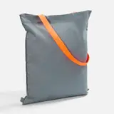 серый с оранжевыми ручками