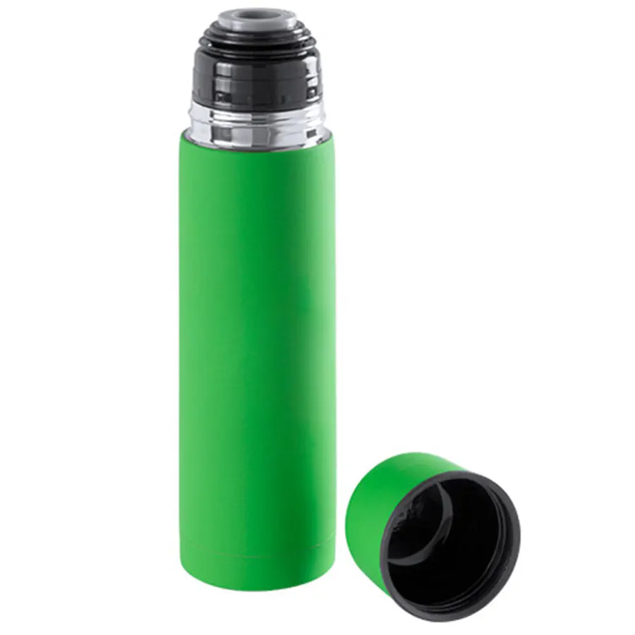 Термос вакуумный "Flask", сталь с покрытием софт тач, 500 мл.