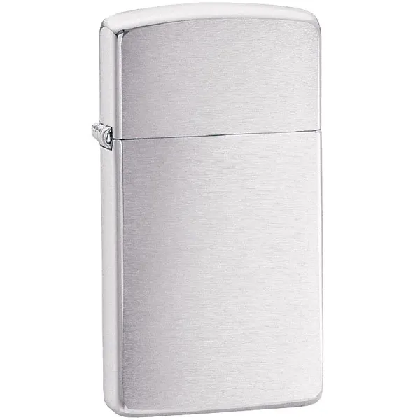 Зажигалка Zippo Slim Brushed, матовая