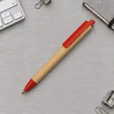 бежевый / красный