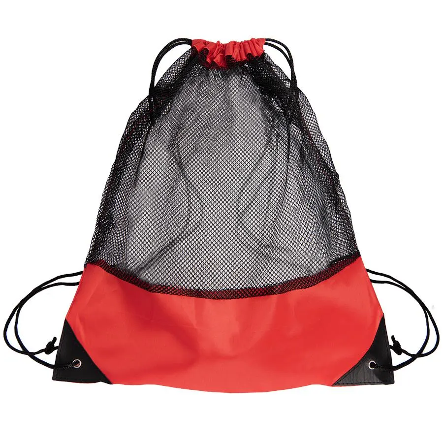 Рюкзак мешок с укреплёнными уголками Mesh, 35*41 см, полиэстер 210D