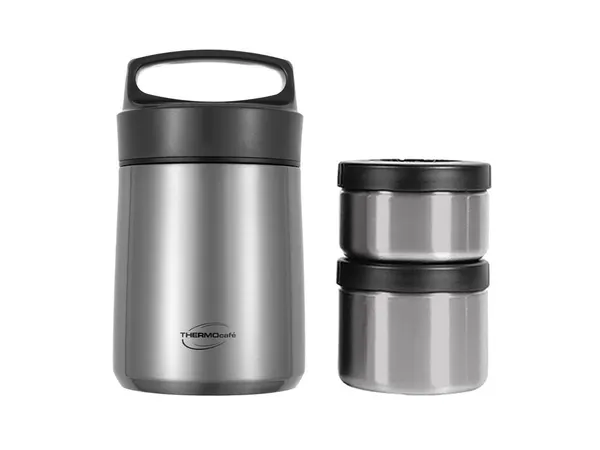 Термос с двумя контейнерами THERMOcafe «TCLB-1480SY», 1480 мл