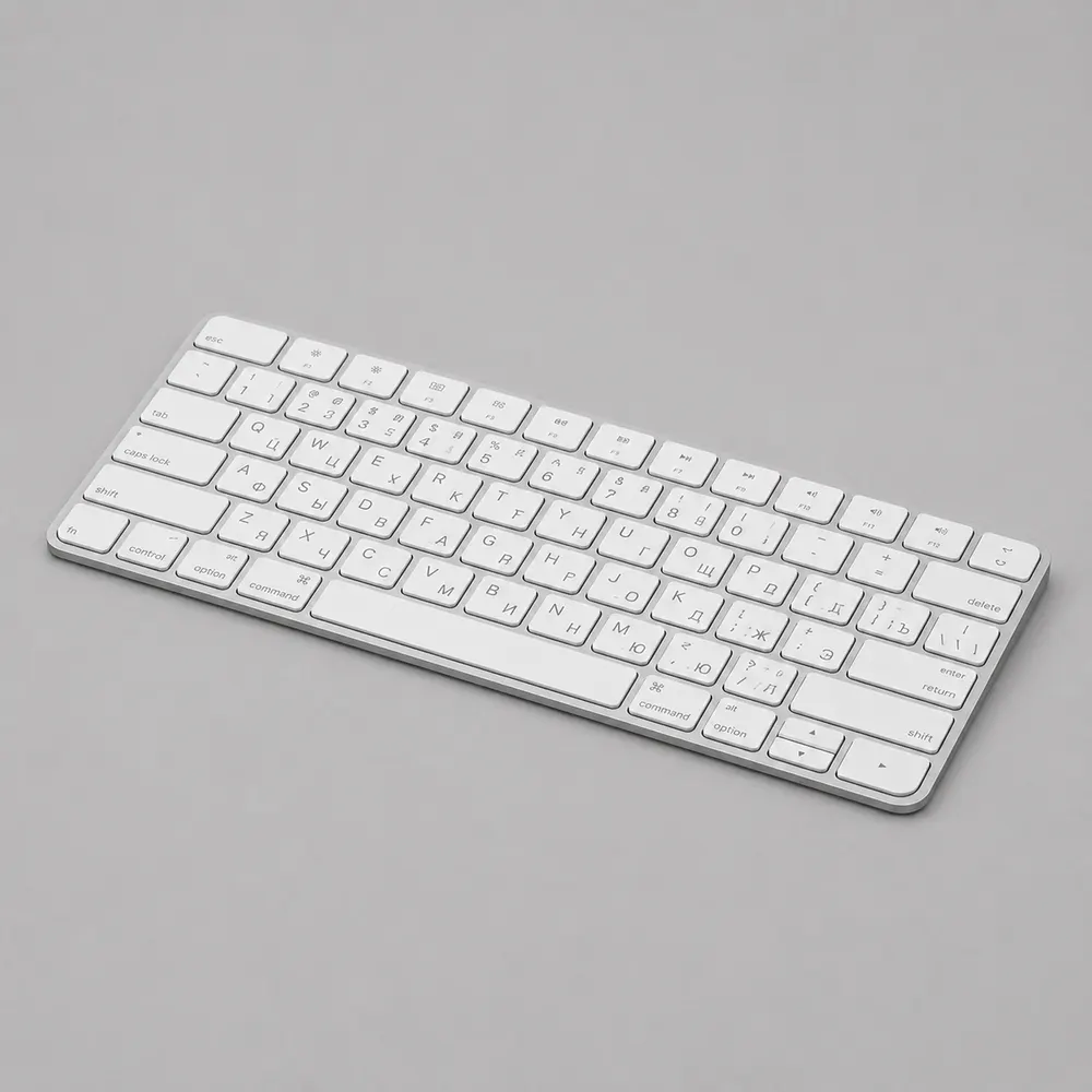 Беспроводная клавиатура Air Keyboard для MAC, Windows, 500 мАч, алюминий