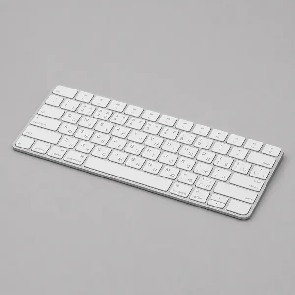 Беспроводная клавиатура Air Keyboard для MAC, Windows, 500 мАч, алюминий