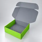 зеленое яблоко / серый