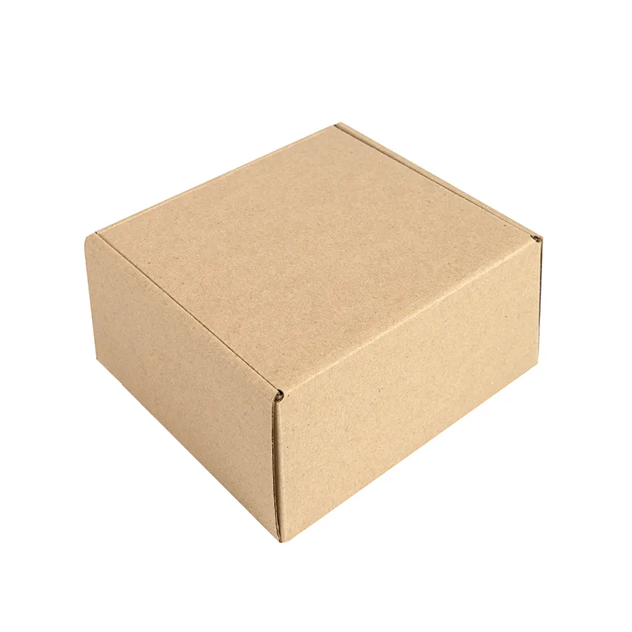 Коробка подарочная mini BOX, размер 17,5 x 15,5 x 8 см, картон МГК бур., самосборная