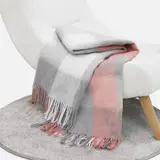 серый с коралловым